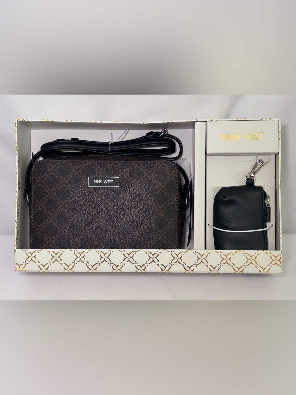 Nine West Crossbody Bag & Coin Purse 2pc Gift Set NIB